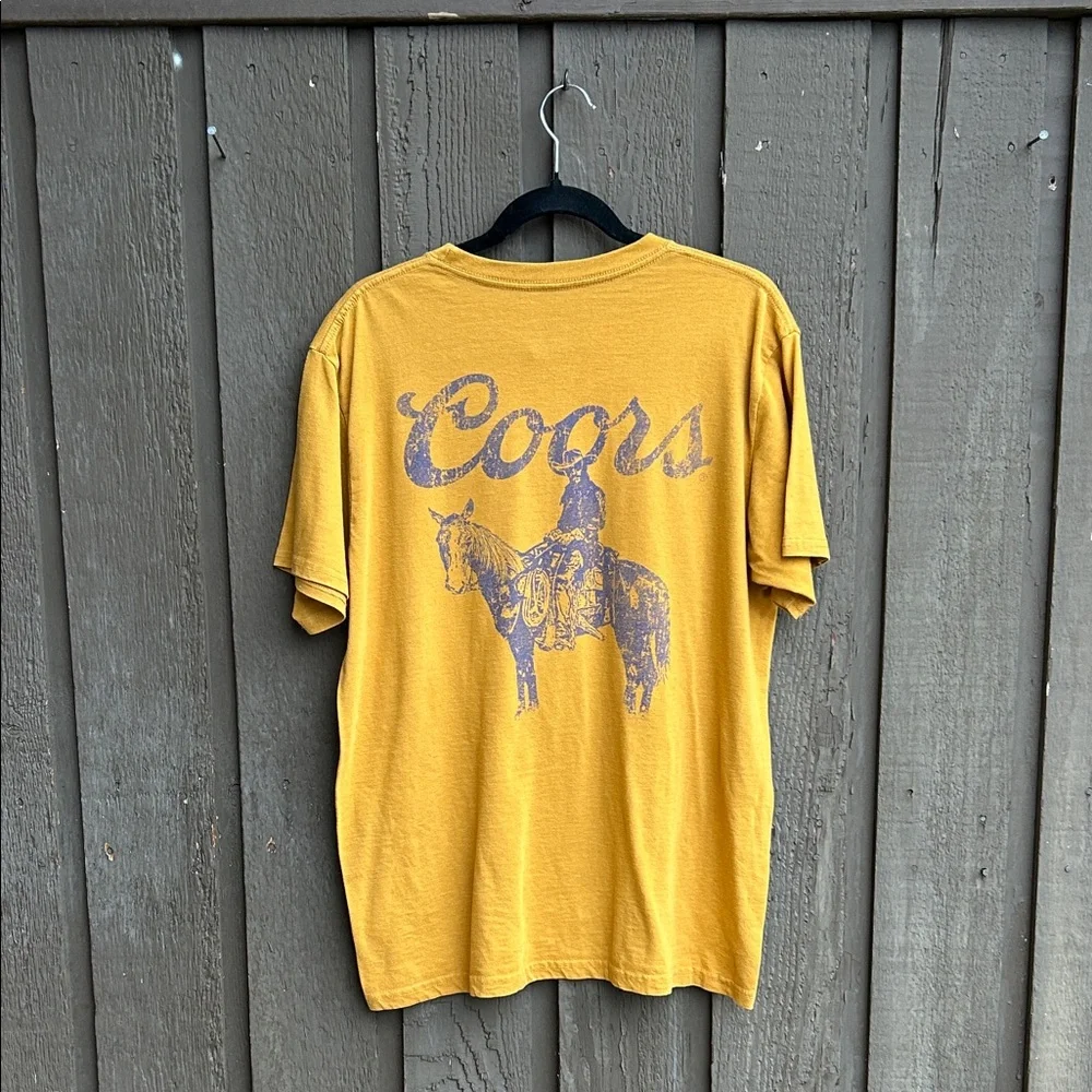 Coors Banquet Cowboy Tee – Western Graphic (Unisex Large) - Picture 5 of 7